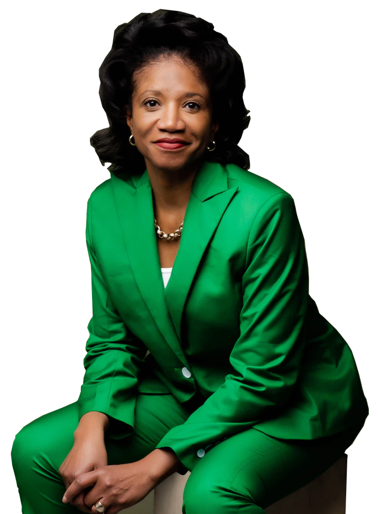 Cutout of Michelle Greer, founder
